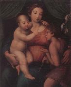 The Madonna and child with the infant saint john the baptist unknow artist